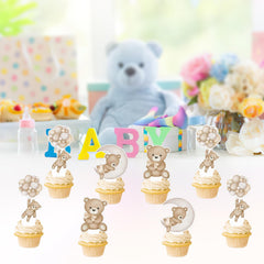 SZSHANN bear toppers on display for cupcake decorations