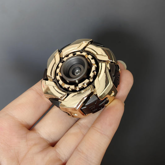 T-Conceal EDC Fidget Sliders Open Armor Top, smooth one-handed spinning in action.