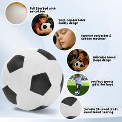 T play Soccer Ball Plush room decor shot for visual tracking.