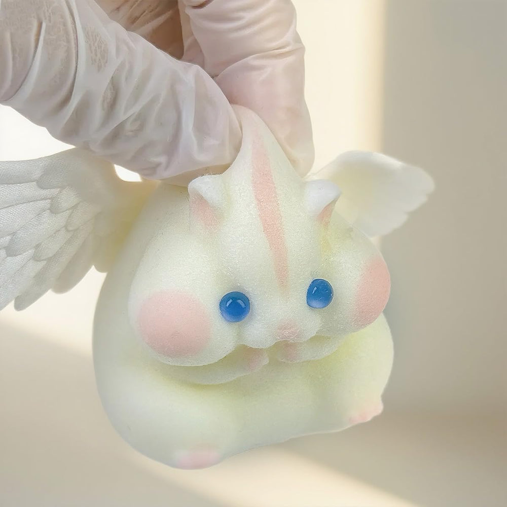 Taba Squishy Hamster Toy durable silicone for long-lasting play sessions.