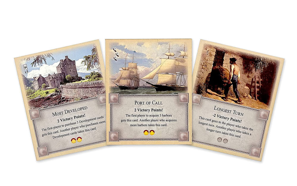 Tabletop Monthly Seafarers expansion-ready cards simplify setup across voyages.