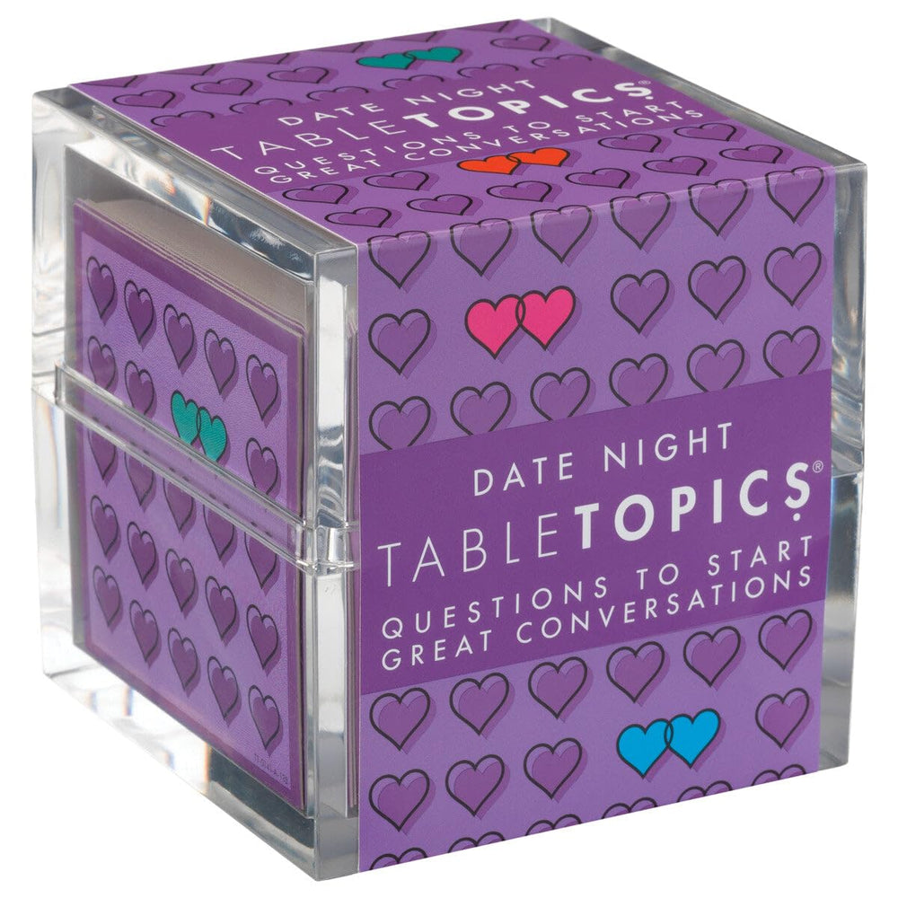 TableTopics Date Night packaging ready-to-gift for couples seeking connection.