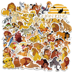 TaDadaPAO lion stickers pack – vibrant vinyl decals for laptops.