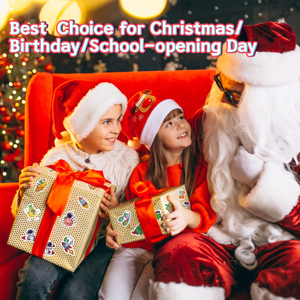 Tageenla Smelly Stickers Space Rockets; bold laptop accents with fruity aroma.