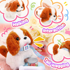 Tagitary battery operated puppy with soft plush material for easy setup
