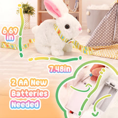 Tagitary rabbit toy mouth twitch enables pretend feeding and interactive play