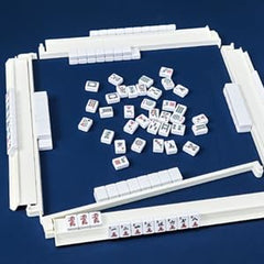 TAIKULA beige-white set adds premium look to Mahjong table.