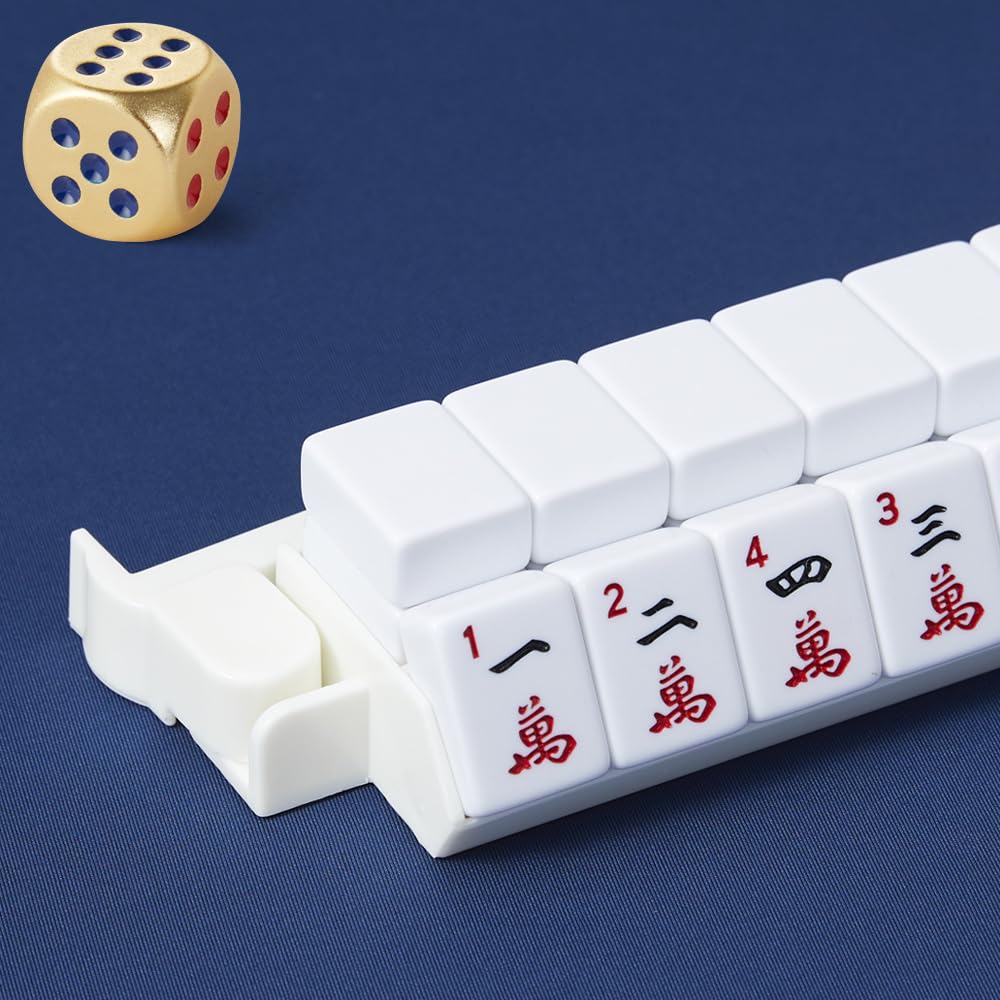 TAIKULA built-in pushers simplify resetting tiles between hands.