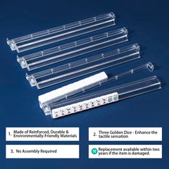 TAIKULA rack shows 43 cm length for compact table setups