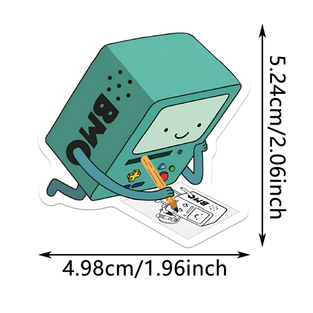 TaiLiHaile 110-piece programming stickers on a skateboard for bold style