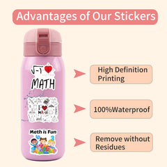 TaiLiHaile math stickers on laptop add personality and fade-resistant color.
