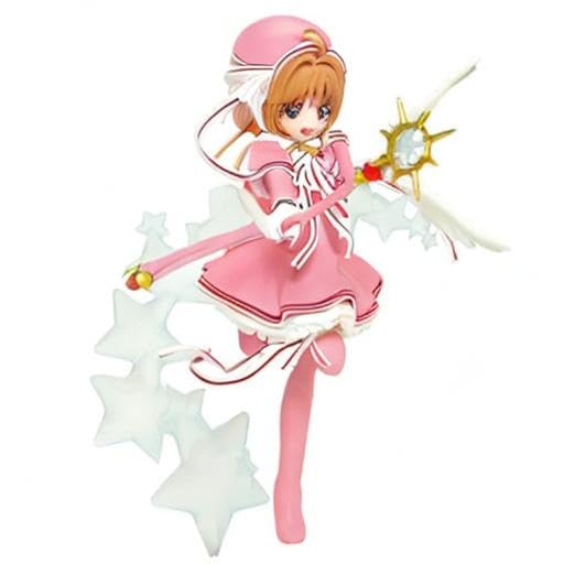 Sakura Kinomoto figure from Taito ready for shelf display.