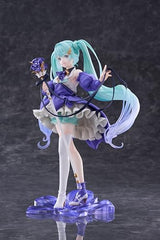 Taito Hatsune Miku AMP+ figure pose highlights intricate sculpting for collector showcases