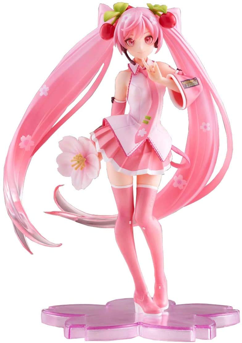 Taito Hatsune Miku figure 2021 ver drawn by Miku Sakura for display