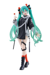 Taito Hatsune Miku figure with base stand for stable display.