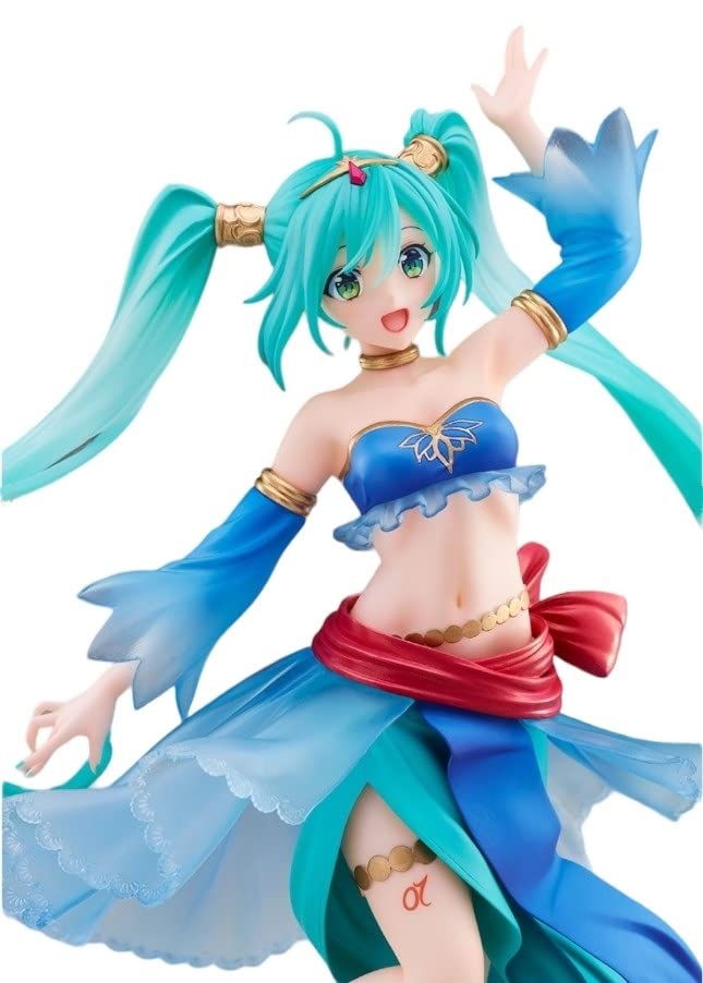 Taito Hatsune Miku Princess AMP Figure Arabian Ver, close-up on eyes and expression