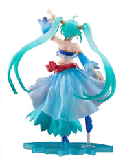 Taito Hatsune Miku Princess AMP Figure Arabian Ver, side view shows pose and silhouette