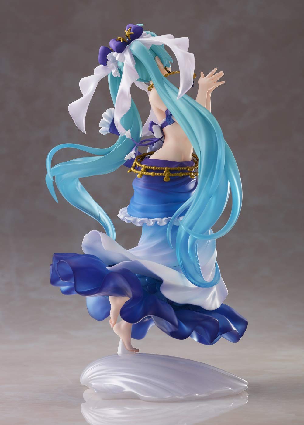 Taito Hatsune Miku Princess AMP Mermaid figure, base stand included for stable setup