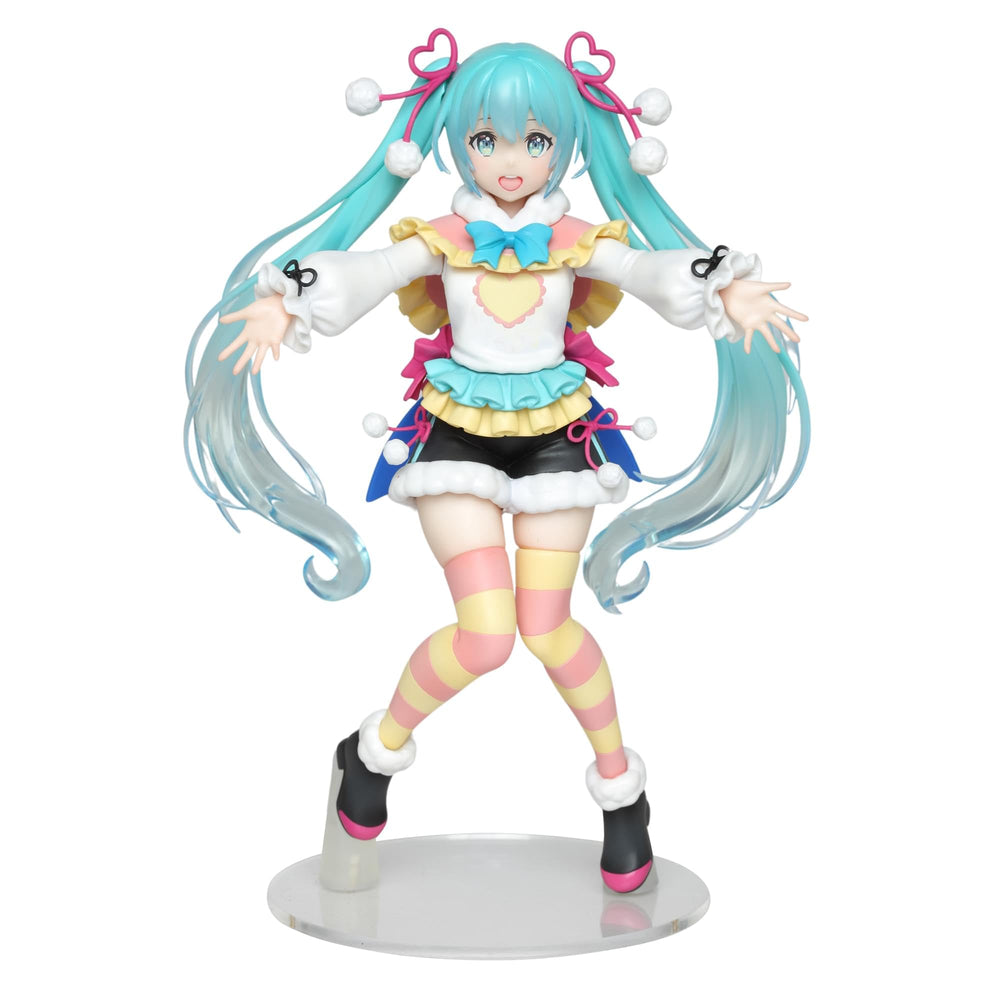 Taito Hatsune Miku Winter Image Version figure in packaging, ideal for collectors.