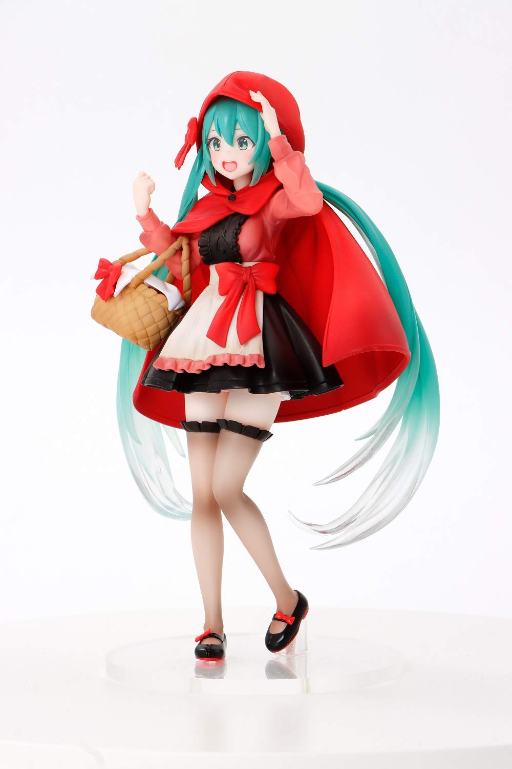 Base stand included for stable Hatsune Miku Wonderland Figure on desk