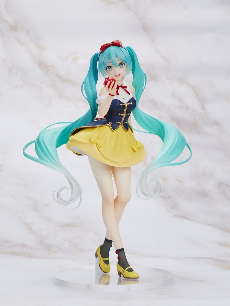 Taito Hatsune Miku Wonderland Figure Snow White turquoise twin tails