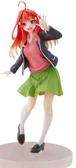 Taito Itsuki Quintessential Quintuplets uniform figure front view with detailed sculpting for display