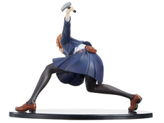 Taito Nobara Kugisaki prize figure with base stand boosts stability on shelves.