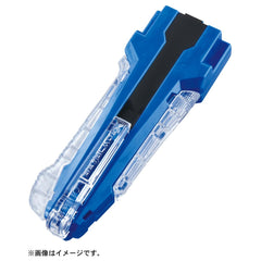 TAKARA TOMY Beyblade X BX-42 blue rubber panels enhance grip customization during battles.