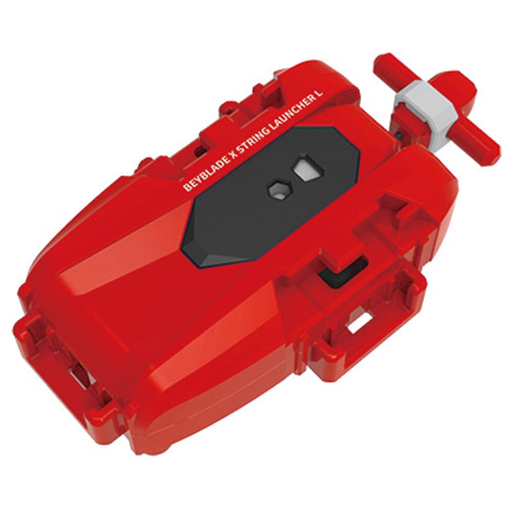 Takara Tomy Beyblade X BX-47 string launcher L red version for ultra-fast launches.