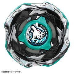Takara Tomy Beyblade X CX-10 Wolf Hunt packaging showcases authentic booster art.