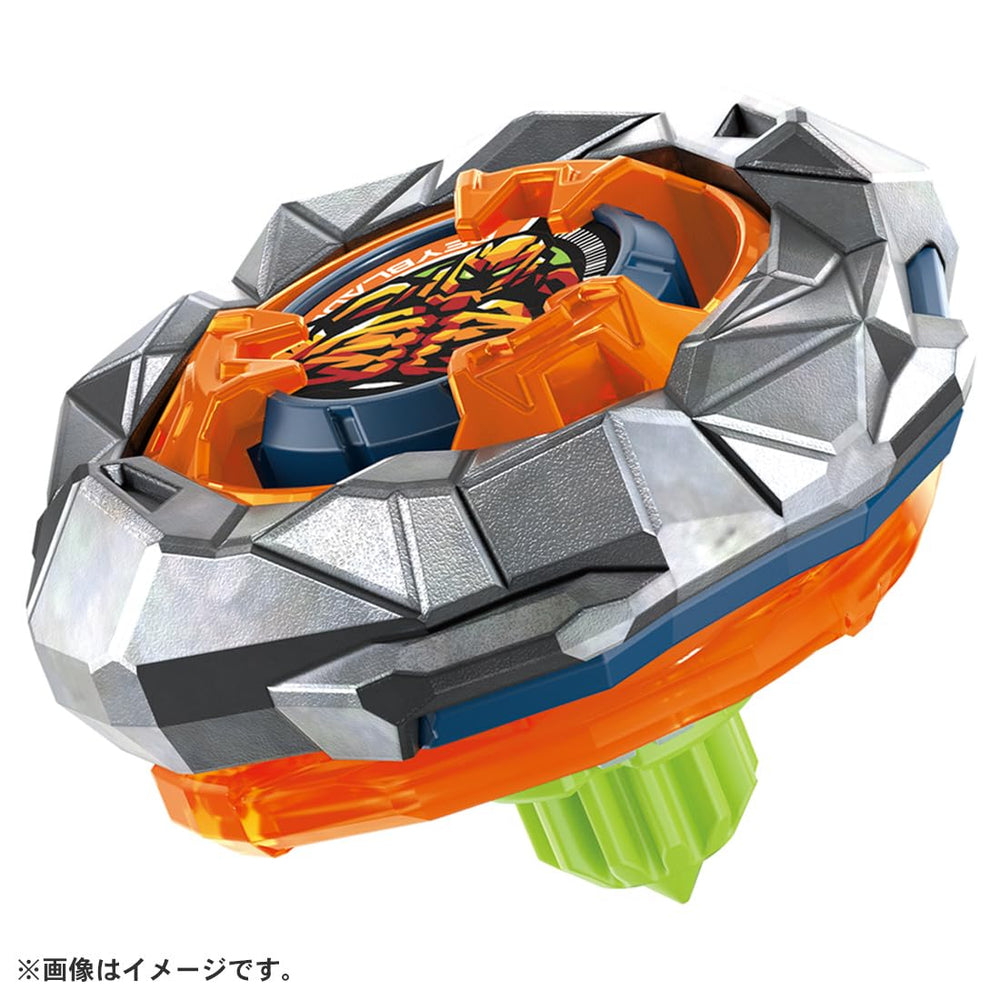 Takara Tomy Beyblade X UX-13 side view highlighting balanced design.