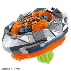 Takara Tomy Beyblade X UX-13 side view highlighting balanced design.