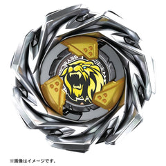 TAKARA TOMY Beyblade X UX-06 booster Leon Crest close-up reveals wall-cut-out blade details