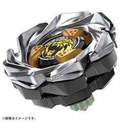 TAKARA TOMY Beyblade X UX-06 booster Leon Crest side profile highlights speed and stability