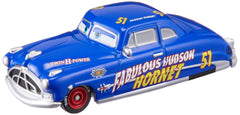 TAKARA TOMY Disney Cars Tomica C-8 Dock Hudson Fabulous Type front view shows collectible detail.