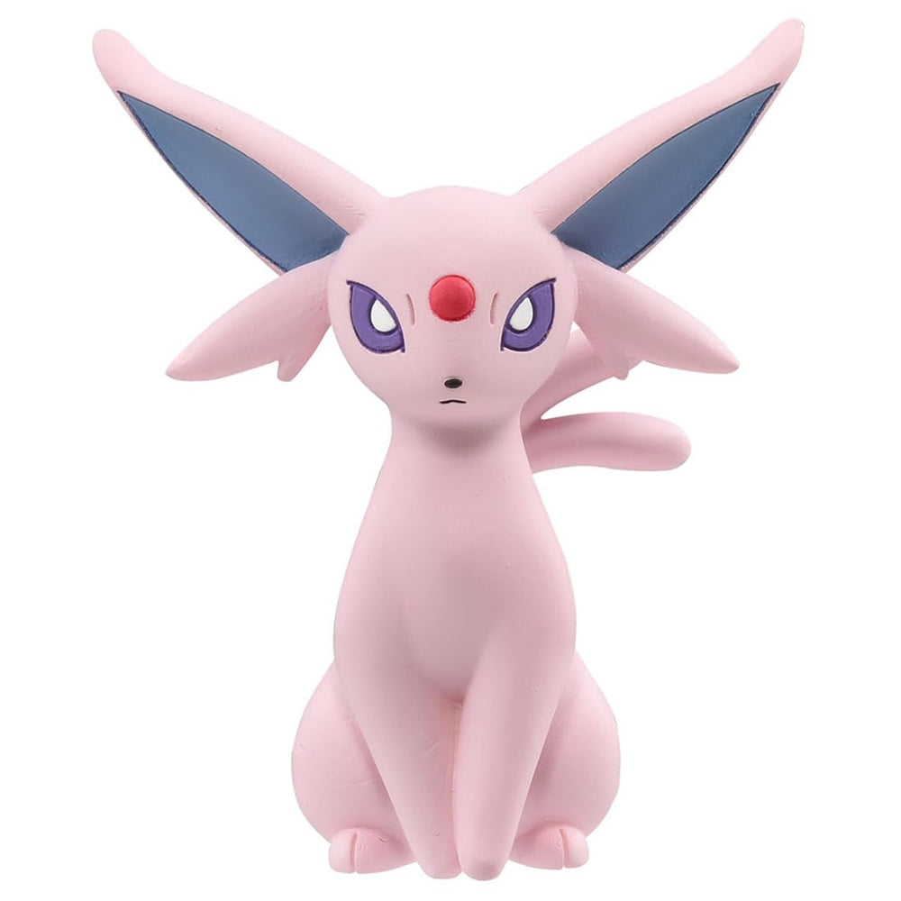 Takara Tomy Moncolle Espeon Affi front view shows precise sculpt for shelf display