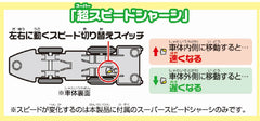 Takara Tomy Plarail S-16 E5 Hayabusa close-up shows detailing and finish.