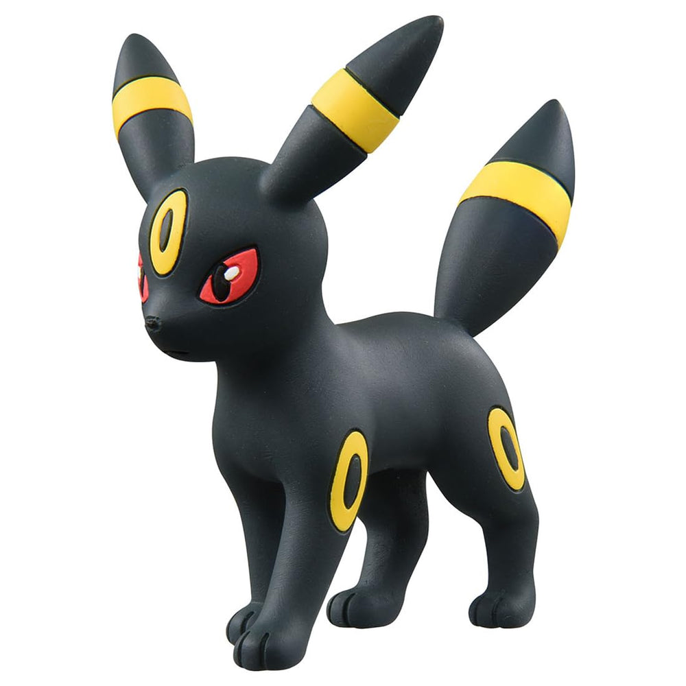 Takara Tomy Pokemon Moncolle Blacky front view for display collection