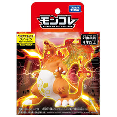 TAKARA TOMY Charizard Moncolle side view highlights accurate details for collection.