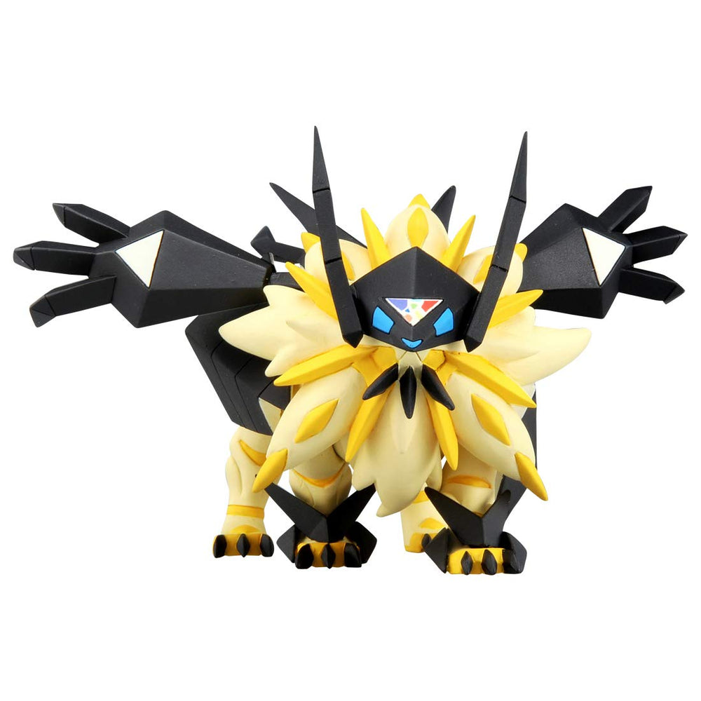 Takara Tomy Moncolle Dusk Mane Necrozma back view highlighting its silhouette