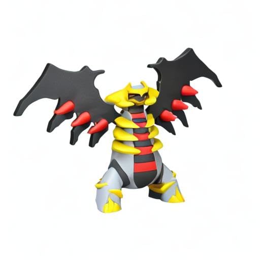 Takara Tomy MonColle Giratina packaging overview and contents.