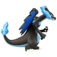 Takara Tomy Moncolle Mega Charizard X side view ideal for collections.