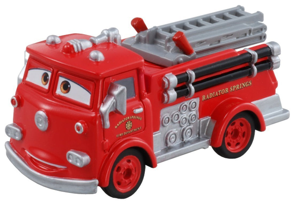 Takara Tomy Tomica Disney Pixar Cars red fire engine C-07 box front view for display