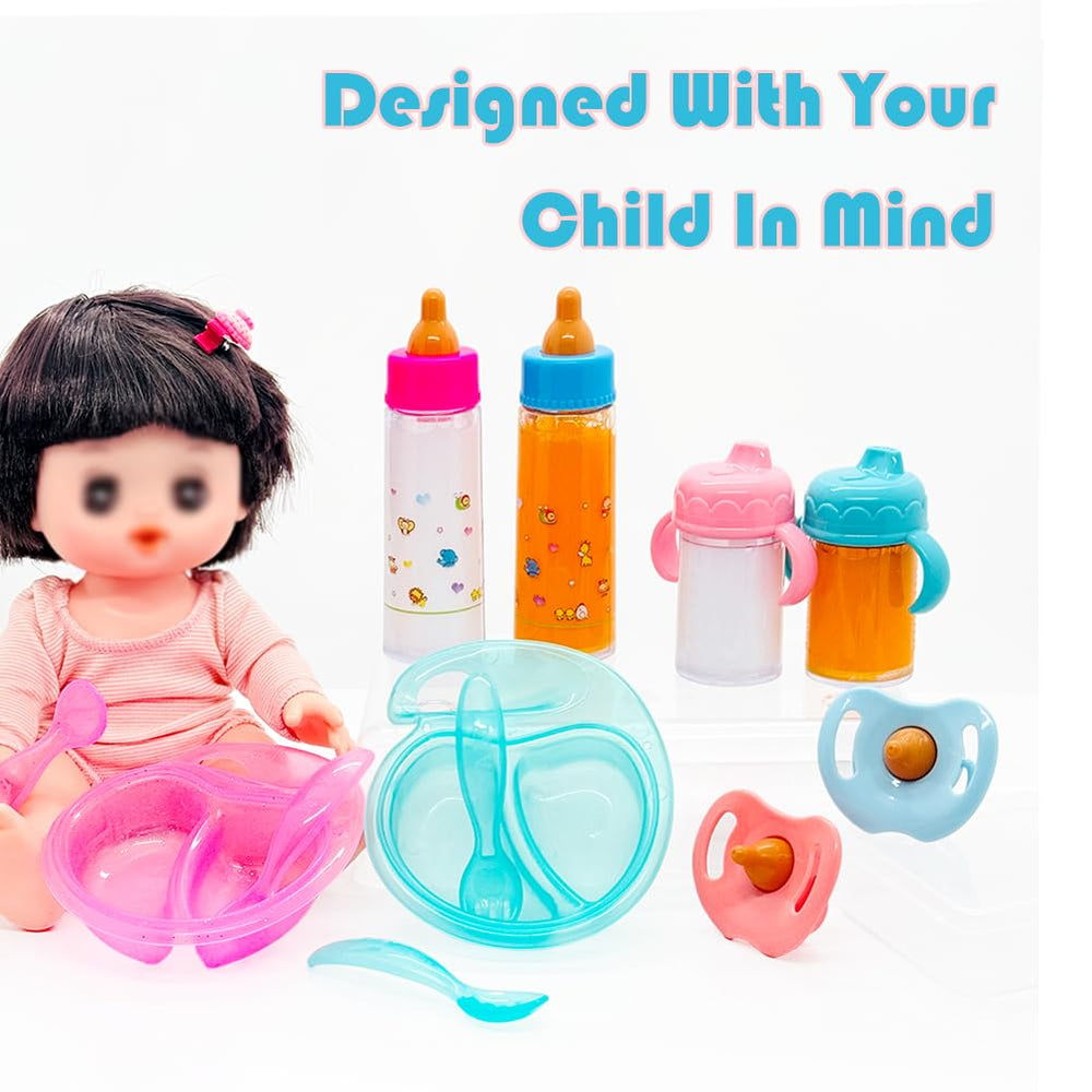 Taken All Utensils (spoons and forks) complete doll mealtime sets.