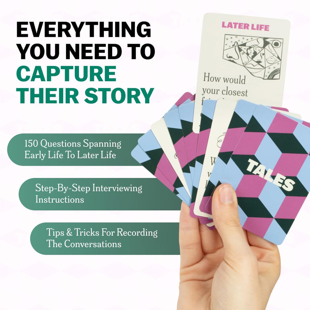 TALES mid-life questions section inspires reflective listening and shared memories