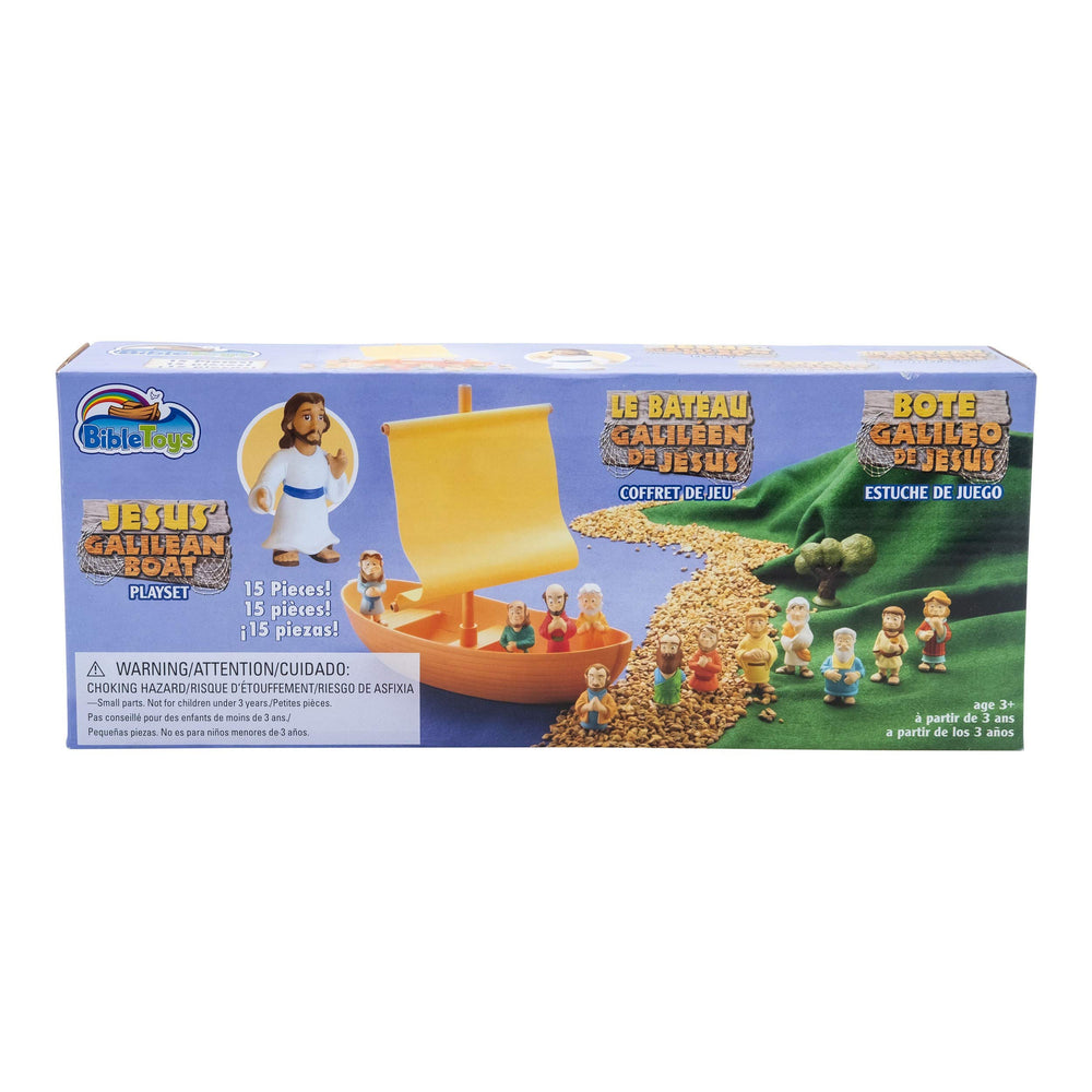TaliCor BibleToys Tales of Glory Galilee Boat inviting imaginative sea storytelling.