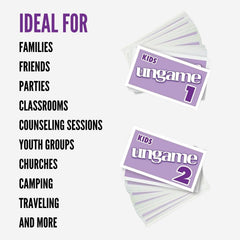 Talicor Pocket Ungame icebreaker cards for kids — easy conversation starters.