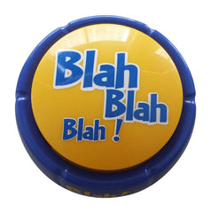 Talkie Toys Blah Button on an office desk ready for a quick break.
