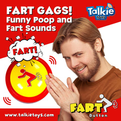 Talkie Toys Fart Button makes a great stocking stuffer for lighthearted gifts.