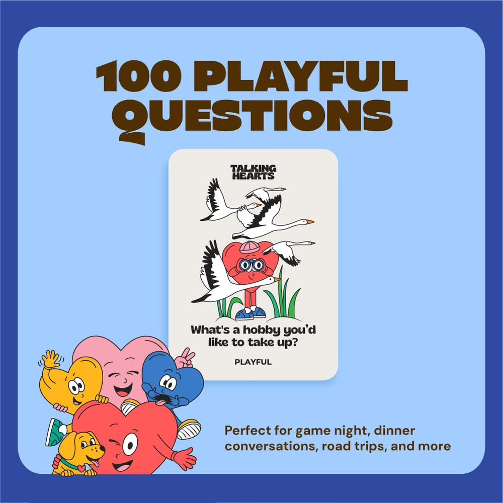 Talking Hearts cards for family activities strengthen bonds across generations.